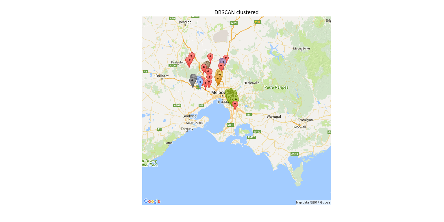 Clustering of addresses and routing for courier company