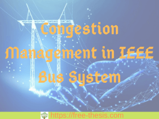 Congestion management in IEEE bus system